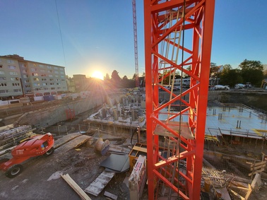 Baustelle Landesdienstleistungszentrum Salzburg